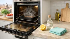 Pulizia del forno in 10 minuti con il vapore: il trucco con limone o aceto