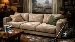 Come togliere l’odore di chiuso dal divano con il bicarbonato in una notte