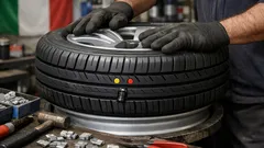 Puntini gialli e rossi sugli pneumatici: cosa significano e perché contano davvero