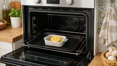 Il trucco della fetta di limone nel forno spento per dire addio agli odori