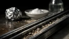 Come pulire i binari delle finestre in 5 minuti con bicarbonato e aceto