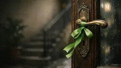 Nastro verde sulla porta d’ingresso: significato, origini e perché lo stanno mettendo in tanti